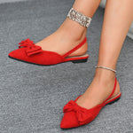 Rosalie | Ballerines pointues à nœud confortables