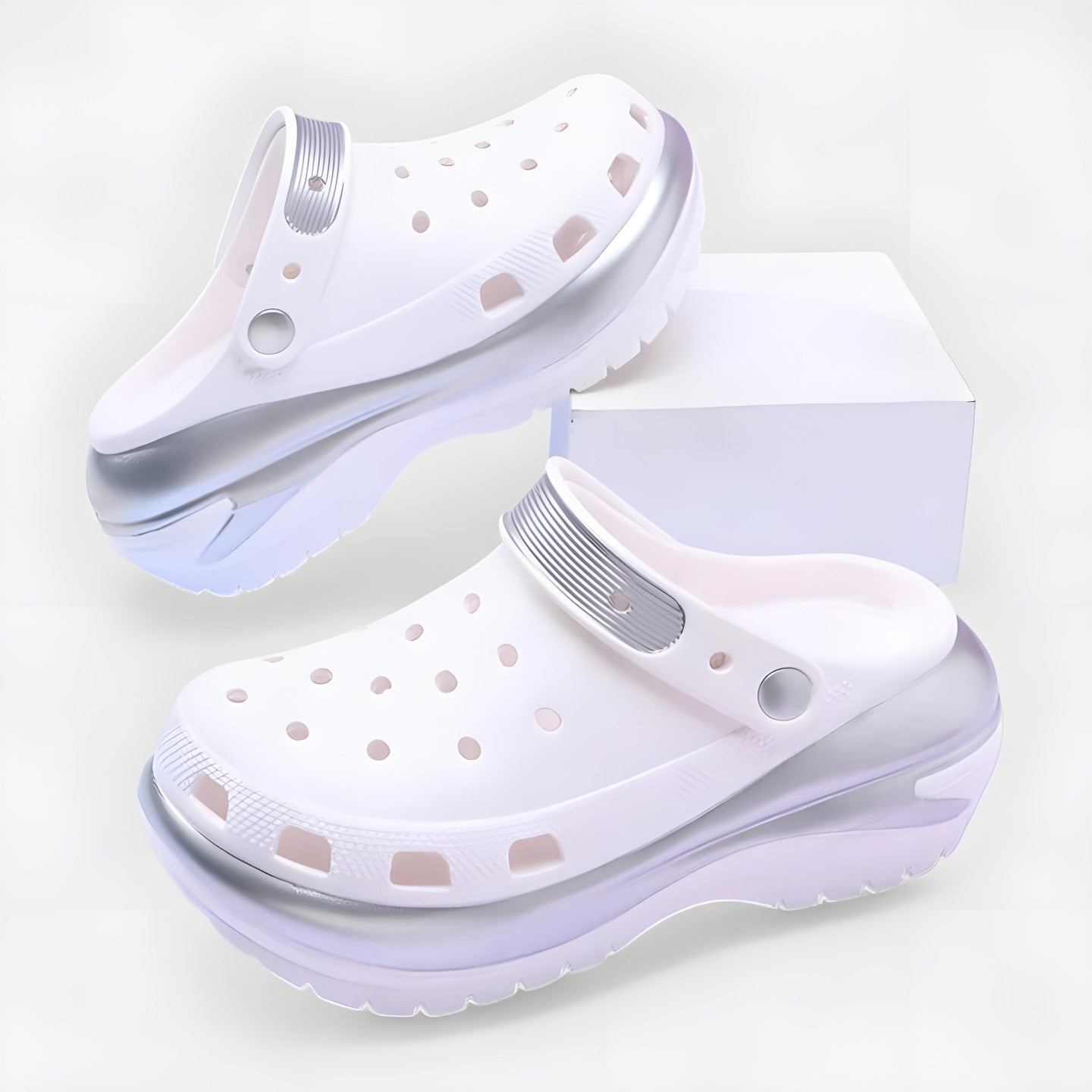 Axelle | Crocs orthopédiques femme confortables Blanc
