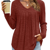 Victorine | Blouse plissée classique