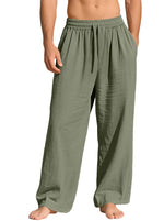 SOLID COLOUR TROUSERS FOR MEN
