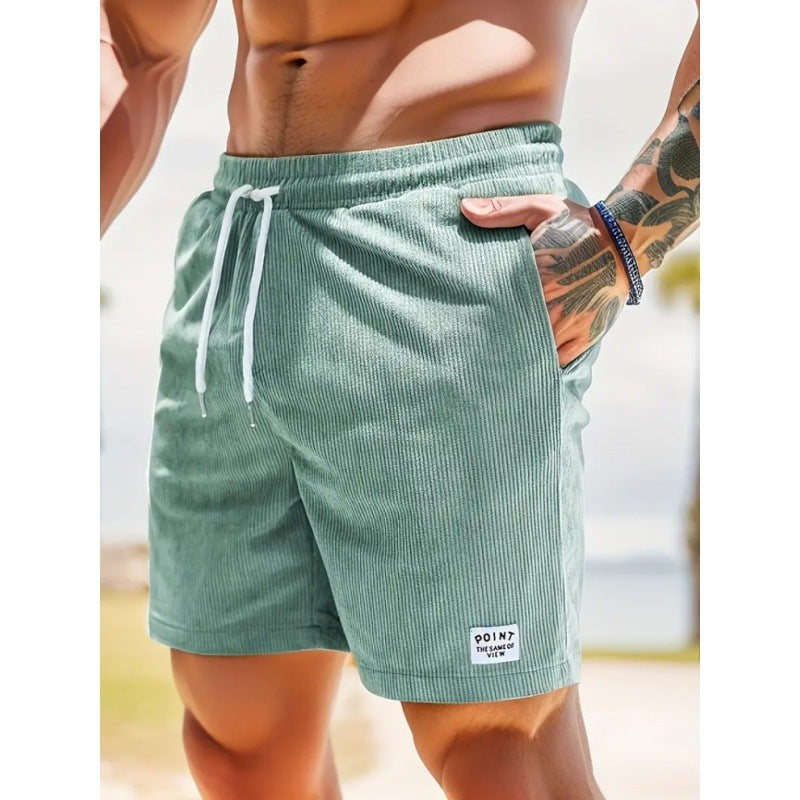 DRAWSTRING SLIM SHORTS FOR MEN