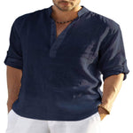 STAND COLLAR SHIRT FOR MEN