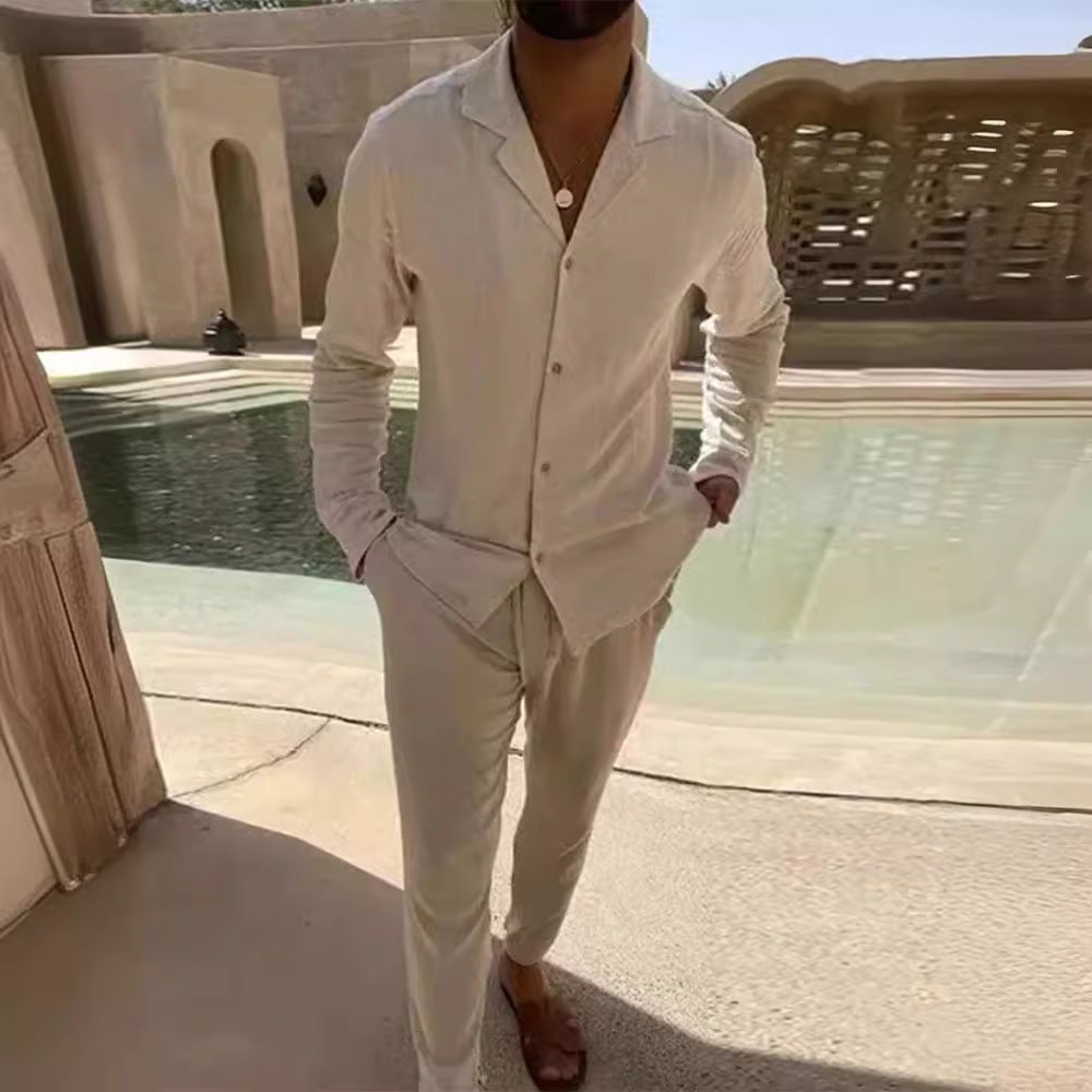 Ensemble Graham — chemise décontractée & pantalon