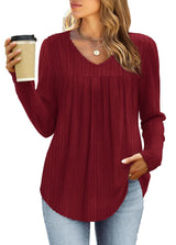 Victorine | Blouse plissée classique