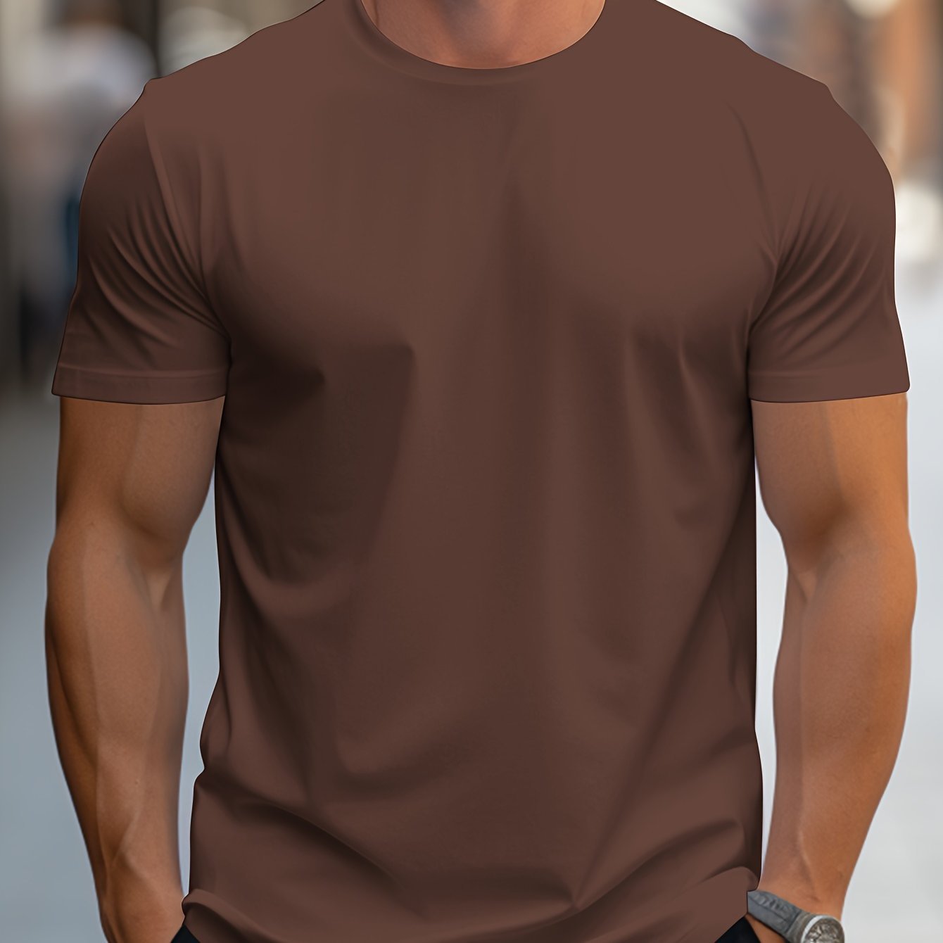 BASIC CREW NECK T-SHIRT FOR MEN