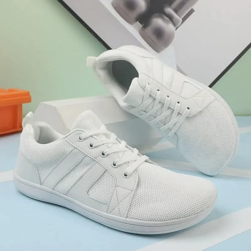 Echocore | Baskets confort Blanc, vue de face