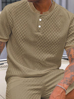 STAND COLLAR POLO SHIRT FOR MEN