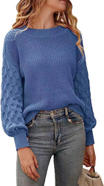 Caroline | Pull classique en grosse maille