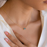 Livia – Collier en argent avec petit pendentif