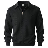 ELEGANT HALF-ZIP POLO FOR MEN