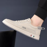 CUSHIONED LEATHER SNEAKERS FOR MEN