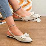 Rosalie | Ballerines pointues à nœud confortables