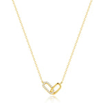 Karine – Collier délicat en argent avec petit pendentif circulaire