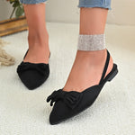 Rosalie | Ballerines pointues à nœud confortables