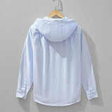 LINEN BLEND HOODIE FOR MEN