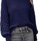 Caroline | Pull classique en grosse maille