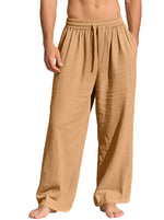SOLID COLOUR TROUSERS FOR MEN