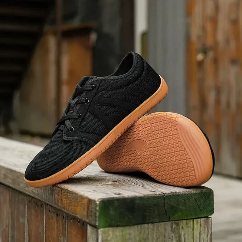 Echocore | Baskets confort Noir 2, vue de face