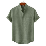 Vander | Stand-up collar shirt