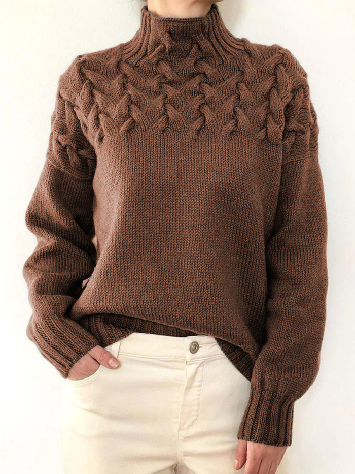 Pull Col Roulé Chaud