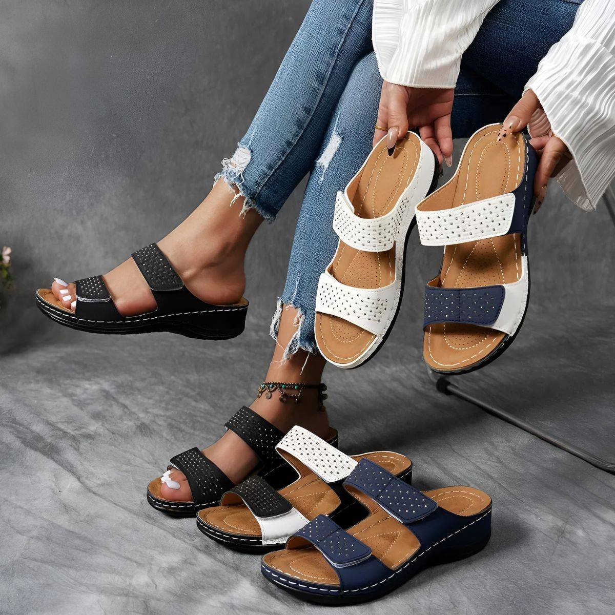 Fantine | Sandales orthopédiques femme élégantes