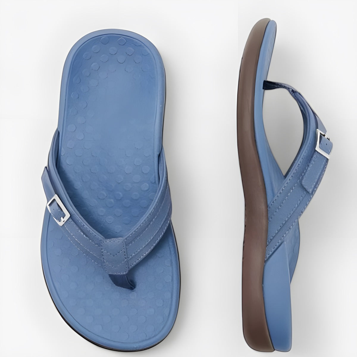 Charline | Tongs femme légères et plates Bleu marine