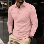 Long Sleeve Polo with Classic Collar