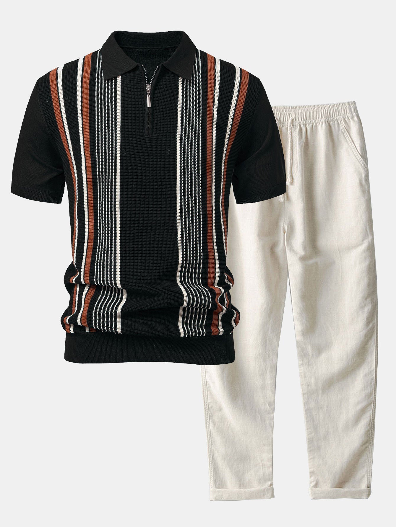 Beige & Black / XS