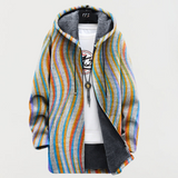 Veste à Capuche Vagues Colorées