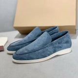 SUEDE SLIP-ON LOAFERS FOR MEN