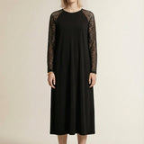 Noémie | Robe Élégante Femme en Dentelle avec Décolleté en V