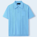 SLEEK TEXTURED POLO SHIRT FOR MEN