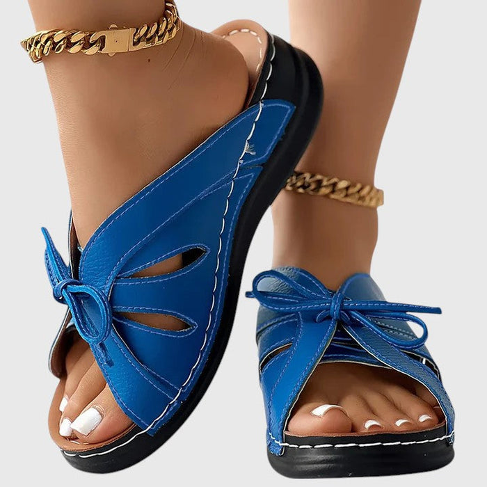 Sandales à Enfiler Chic avec Ruban