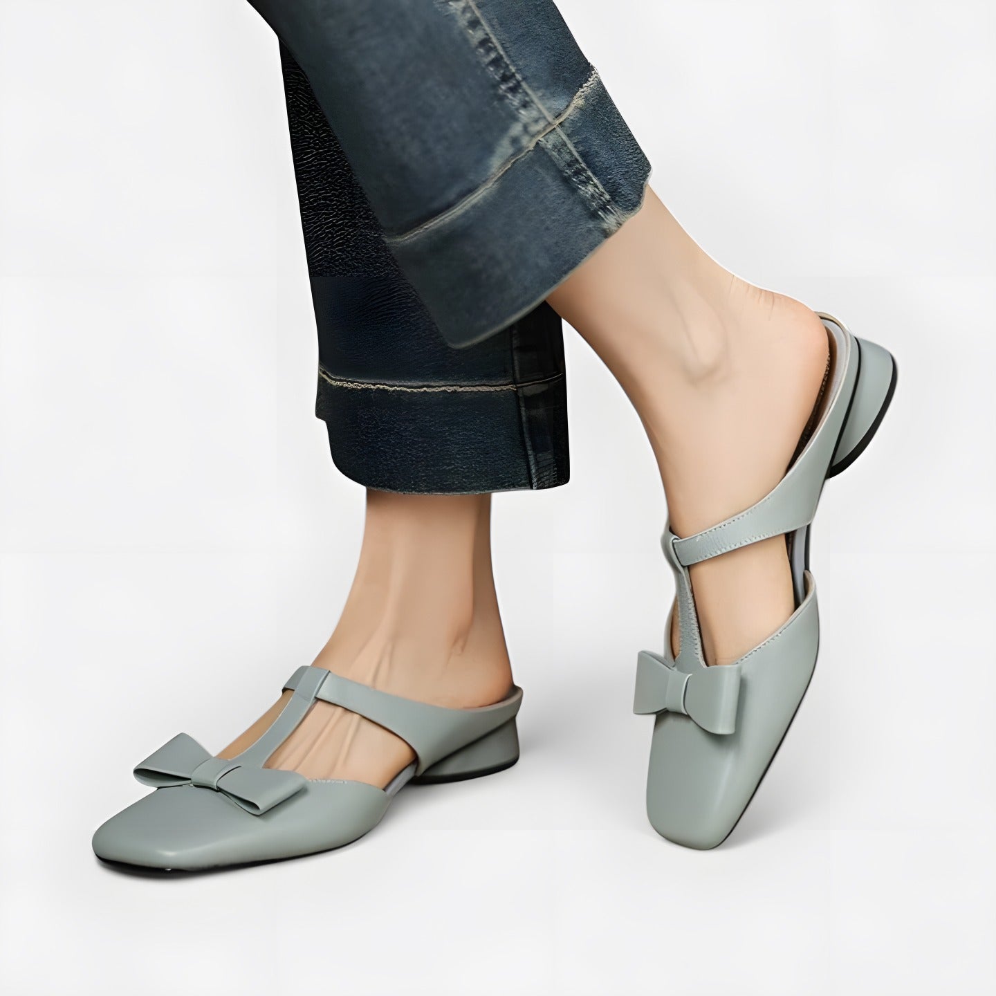 Junia | Sandales orthopédiques femme confortables Bleu Clair