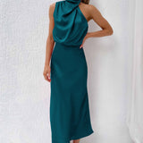 Alixe | Robe de soirée à jupe fluide