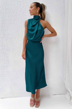 Alixe | Robe de soirée à jupe fluide