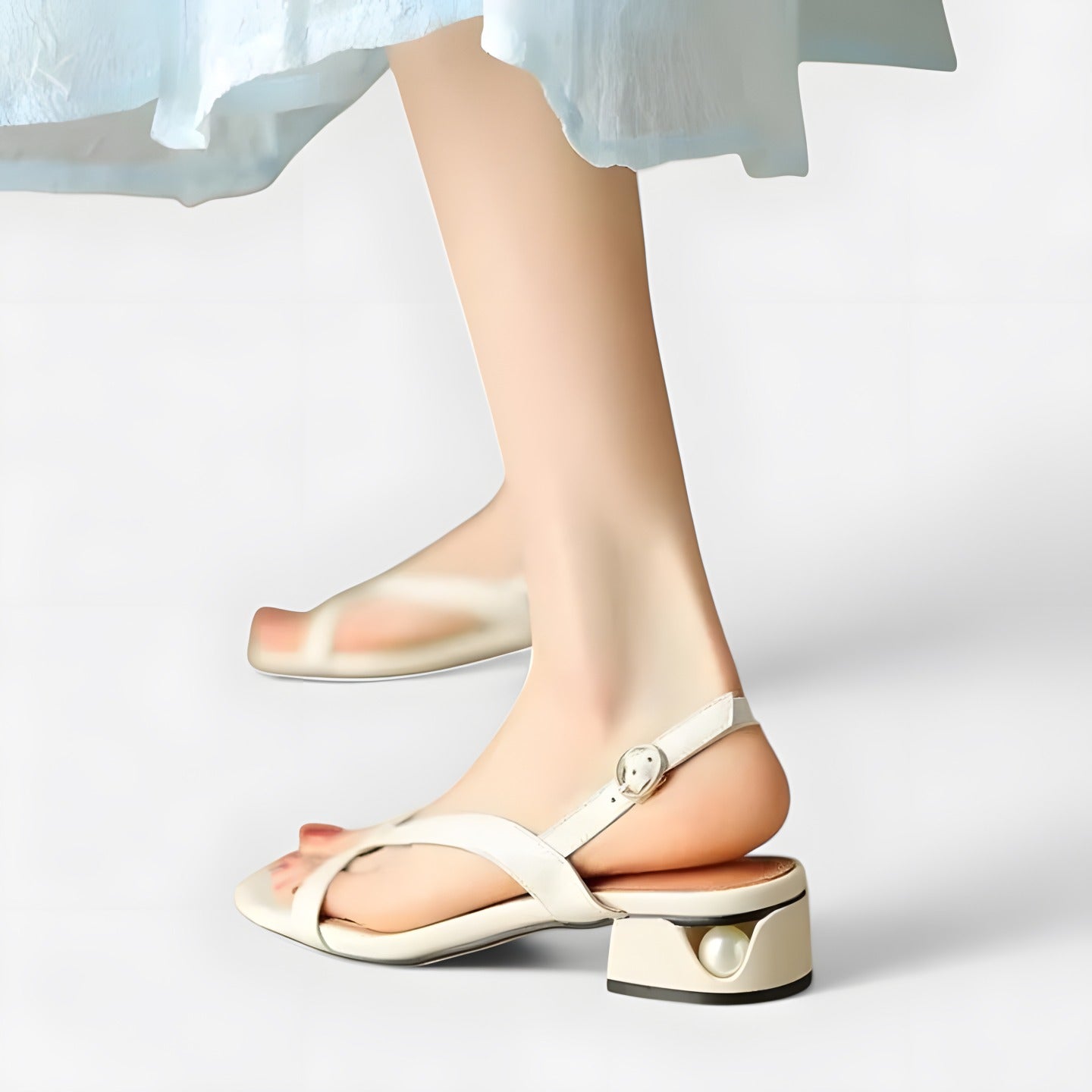 Marley | Sandales orthopédiques femme élégantes Blanc