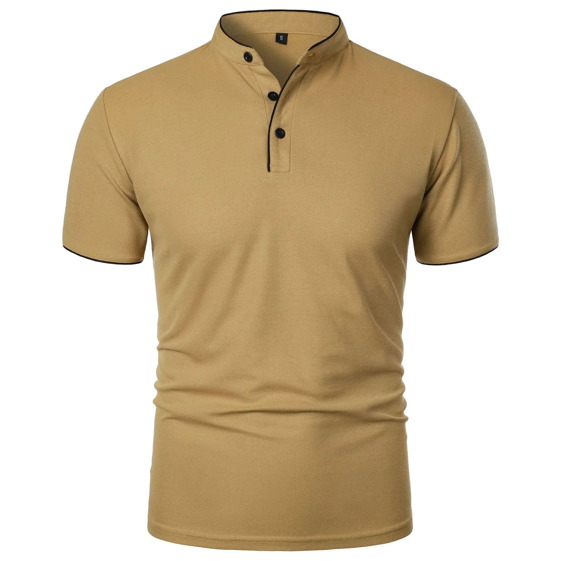 Felin | Elegant stand-up collar polo shirt