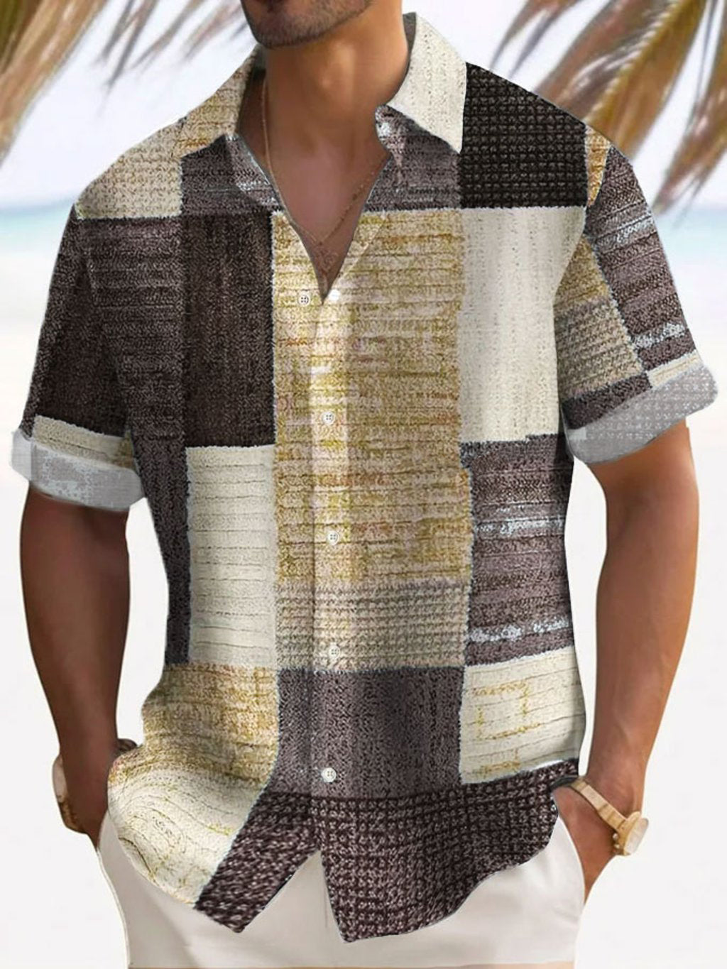 Afron | Casual shirt with button placket