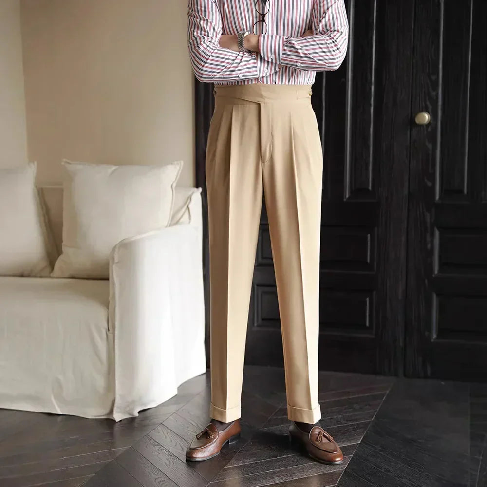 Milian | Elegant high rise trousers