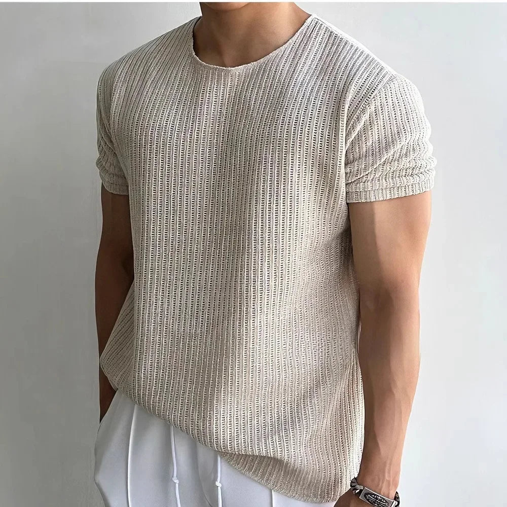 KNIT T-SHIRT FOR MEN