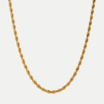 Hélène – Collier doré avec décoration ponctuée
