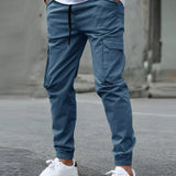 SLIM CARGO TROUSERS FOR MEN
