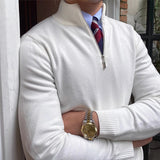 Jevin | Classic Quarter-Zip Sweater