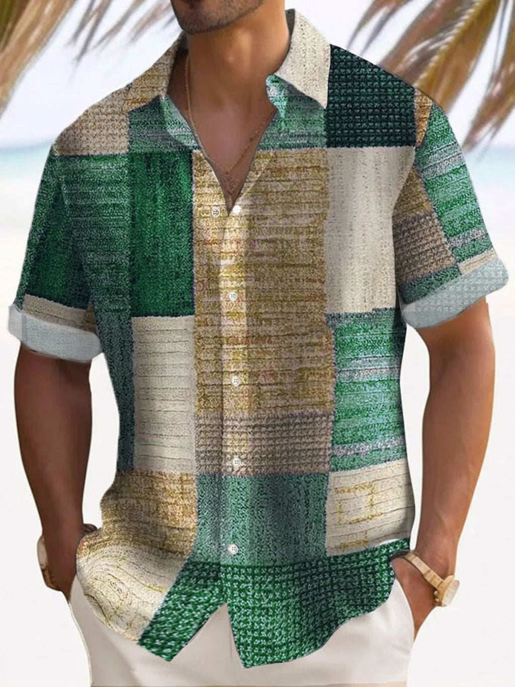 Afron | Casual shirt with button placket
