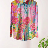 Astrid | Blouse à motifs colorés