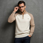 ZIPPERED PULLOVER FOR MEN