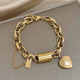 Bracelet maille épaisse confort