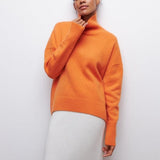 Évelyne | Pull classique à col roulé