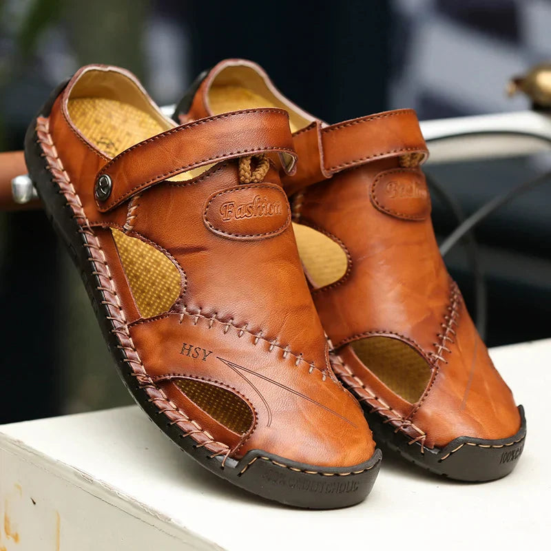 CLASSIC LEATHER SANDALS FOR MEN